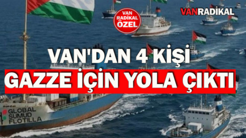 Van'dan 4 Kişi Gazze İçin Yola Çıktı