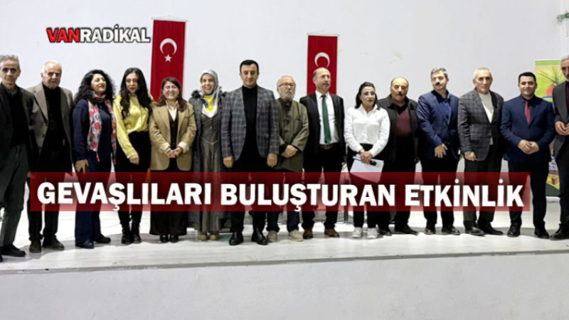 Gevaş'ta Eş Başkan Akademisyen ve Halkı Buluşturan Etkinlik
