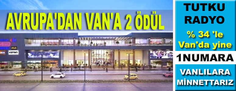 Avrupa'dan Van'da ki projeye iki ödül verildi.