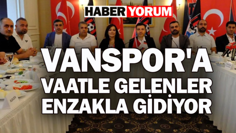 Vanspor'a vaatle gelen enkazla gidiyor