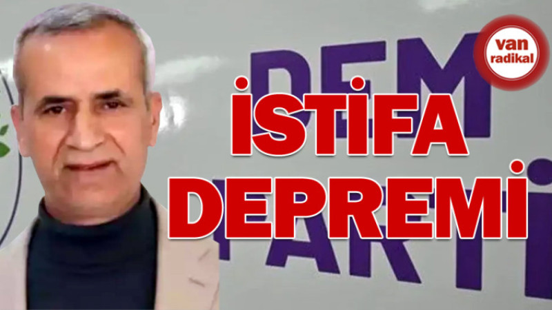 DEM Parti'de istifa şoku