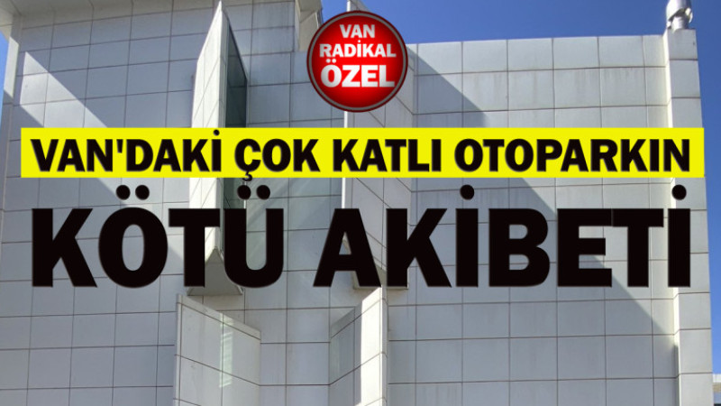 Çok katlı otoparkın kötü akibeti