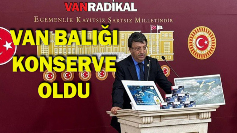 Van Balığı konserve oldu 