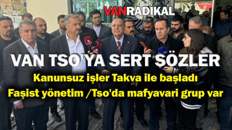 VAN TSO'DA MAFYAVARİ GRUP VAR