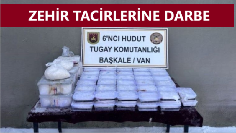 Van'da zehir tacirlerine darbe