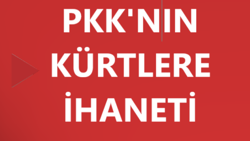 PKK'ın Kürt toplumuna ihaneti