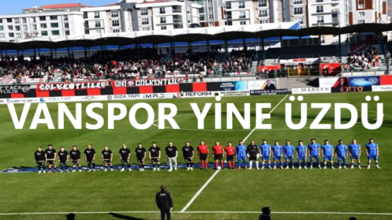 Vanspor yenilgiye doymuyor 