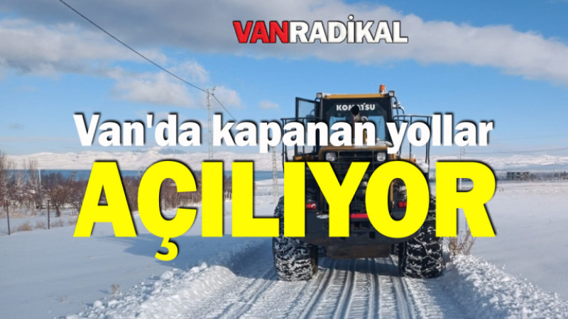 Van'da 131 yerleşim yerinin yolu kapanmıştı