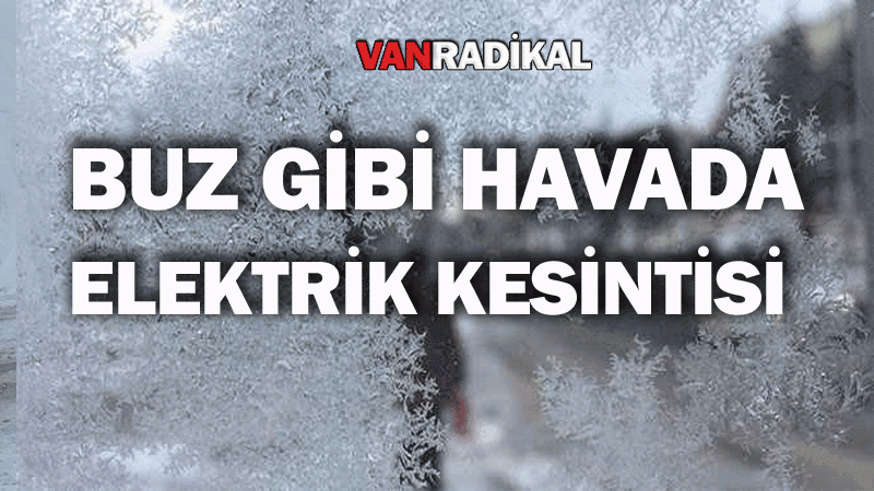 Buz gibi havada elektrik kesintisi 