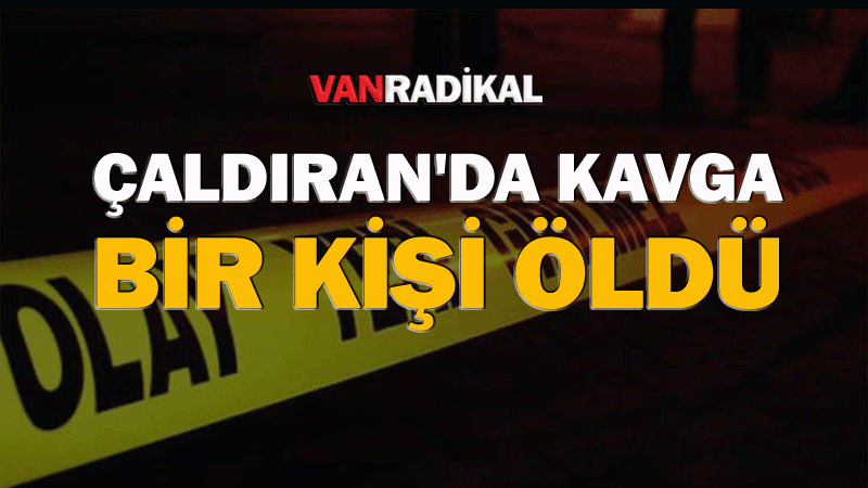 Çaldıran'da kavga bir ölü