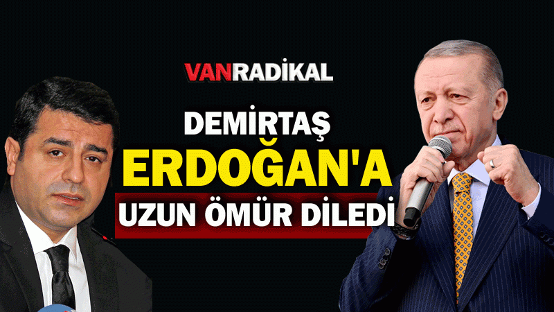 Demirtaş Erdoğan'a uzun ömür diledi