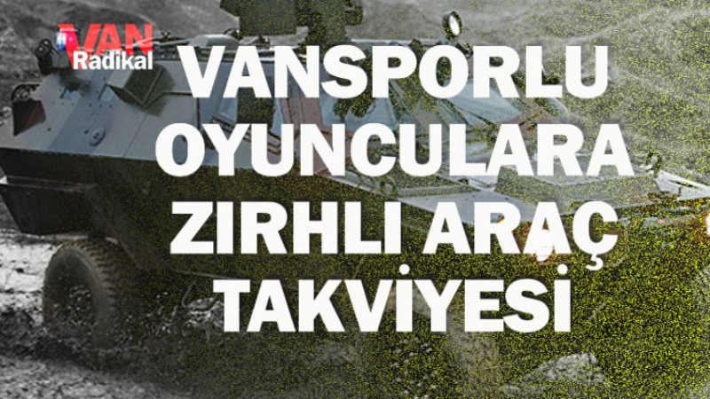 Oyuncular zırhlı araçlarla tahliye edildi