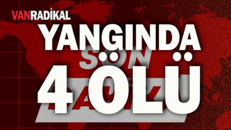 Diyarbakır'daki yangında 4 ölü
