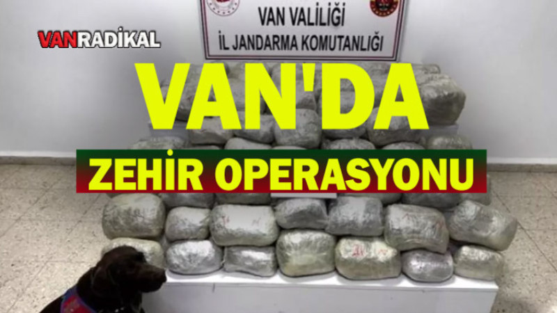 VAN'DA ZEHİR OPERASYONU