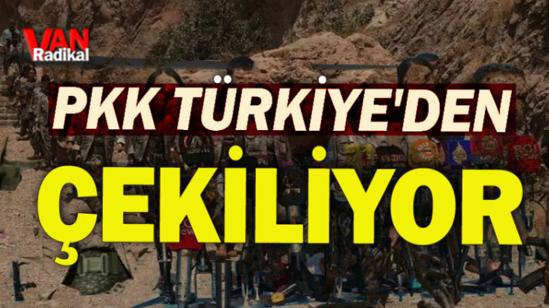 PKK TÜRKİYE'DEN ÇEKİLİYOR