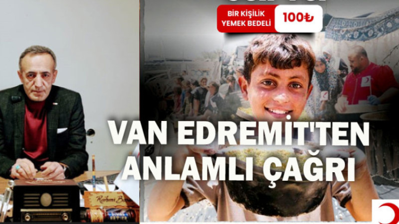 Van Edremit Kızılay’dan Anlamlı Kampanya.