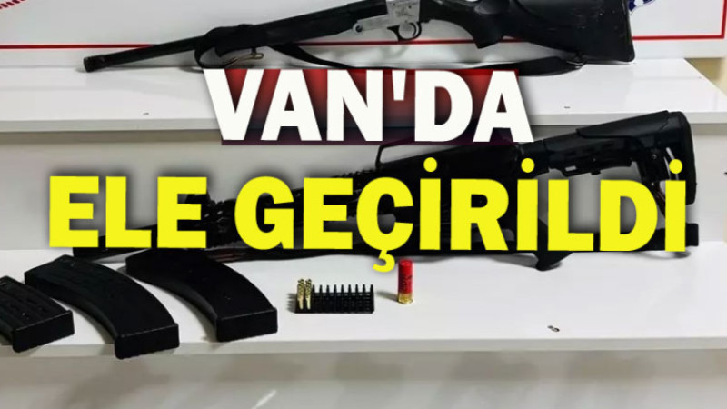 Van'da Ruhsatsız Silah Operasyonu 
