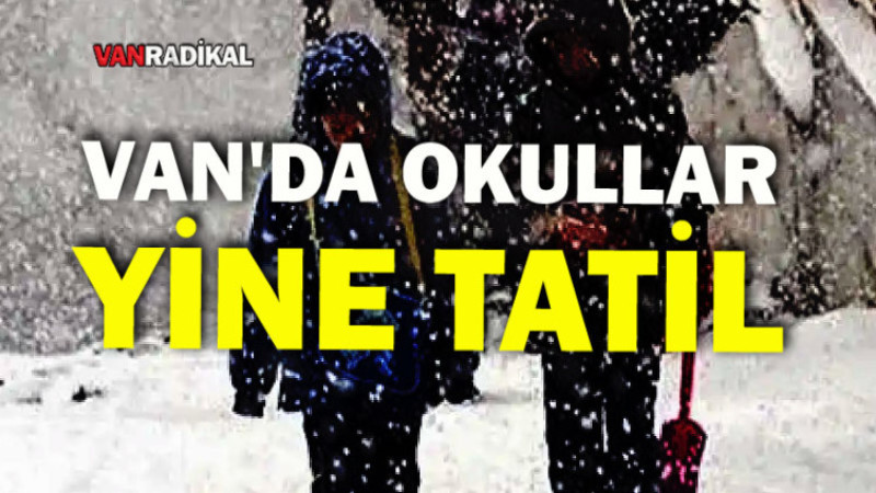 Okullar Yine Tatil Oldu