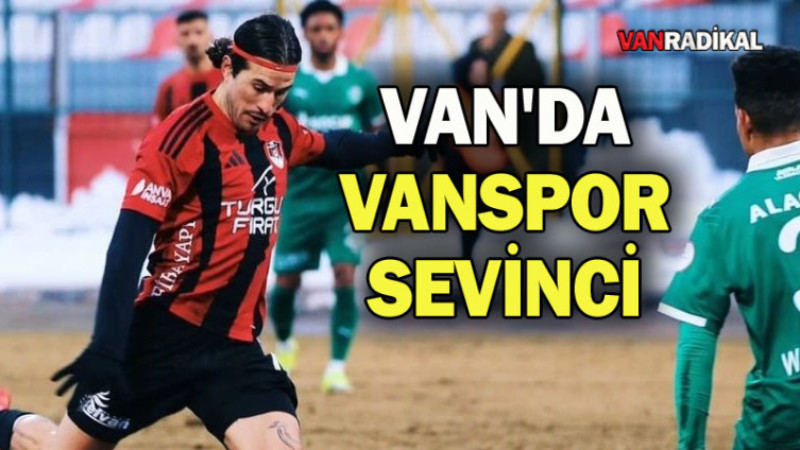 Van'da Vanspor Sevinci