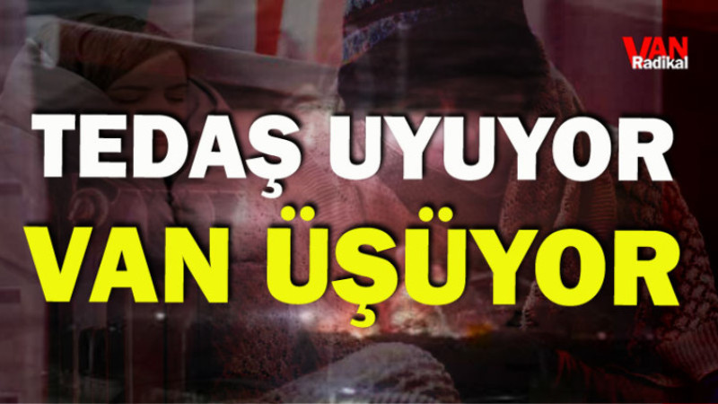 VAN DONUYOR TEDAŞ UYUYOR