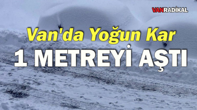 Kar Yükek Kesimlerde 1 Metreyi Aştı