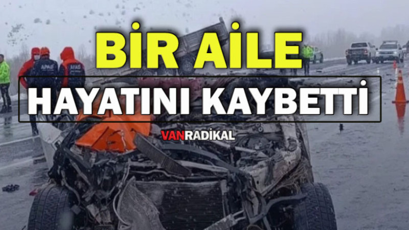 Bir Aile Hayatını Kaybetti 