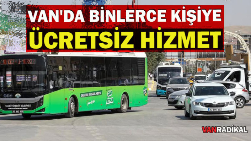 Bayram'da Binlerce Kişiye Ücretsiz Hizmet