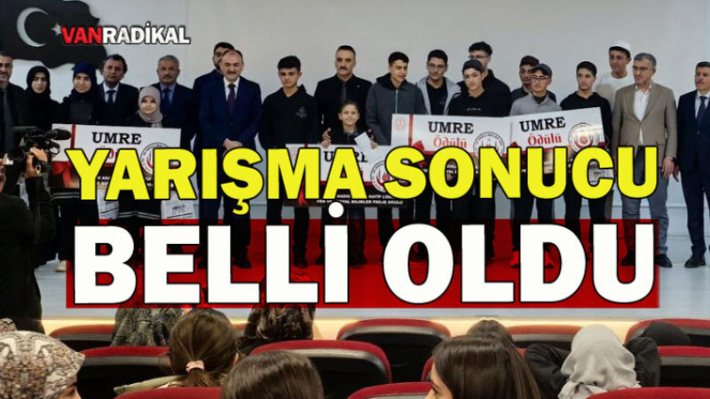 Yarışma Sonuçları Belli Oldu