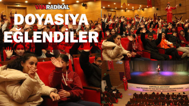 Çocuklar Akrobasi ile Eğeleniyor