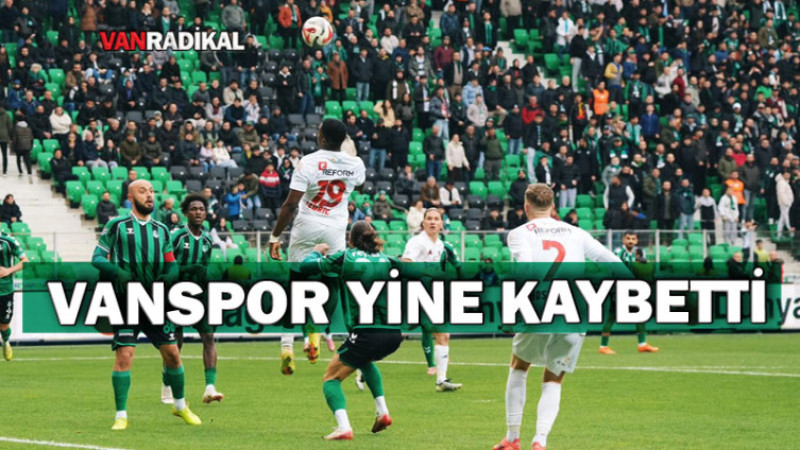Vanspor Yine Kaybetti