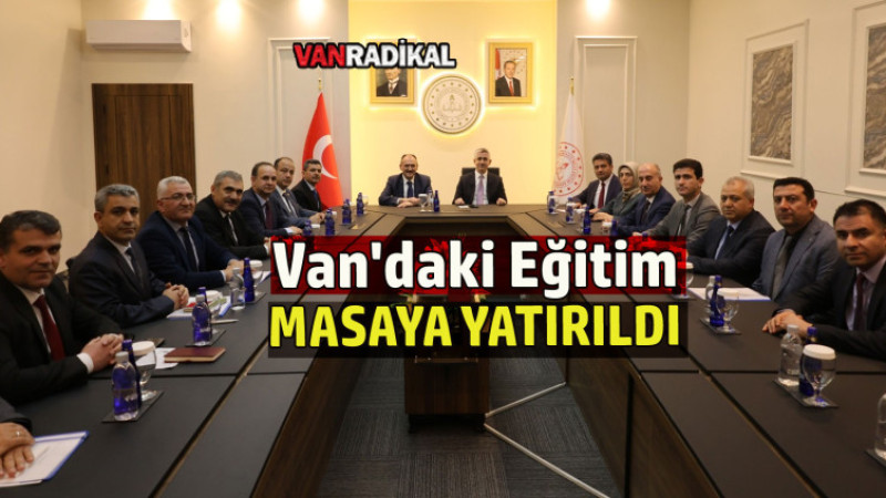 Van'da Eğitim Değerlendirildi