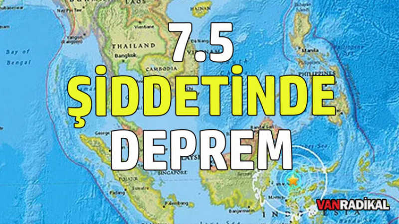 7,5 Şiddetinden Deprem Oldu