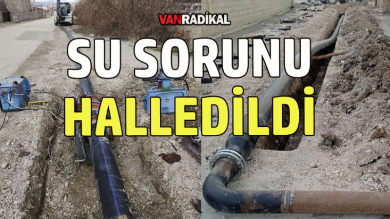 Su Sorunu Halledildi