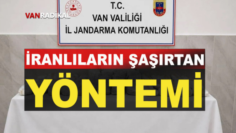 İRANLILARIN ŞAŞIRTAN UYUŞTURUCU YÖNTEMİ