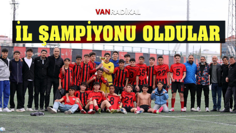 İL ŞAMPİYONU OLDULAR
