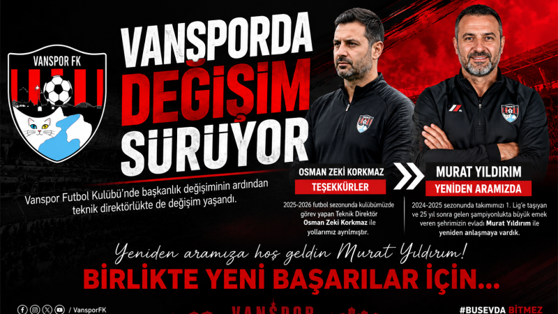 VANSPOR'DA DEĞİŞİM SÜRÜYOR