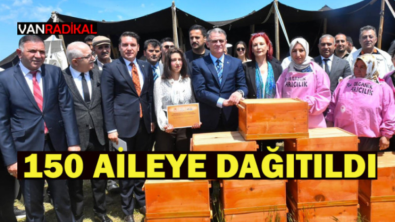 150 AİLEYE 3 BİN ADET DAĞITILDI