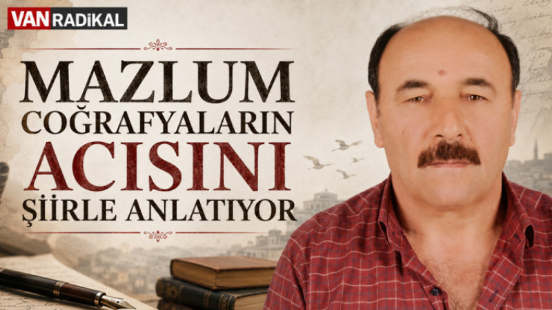 MAZLUM COĞRAFYANIN ACISINI ŞİİRLE PAYLAŞIYOR