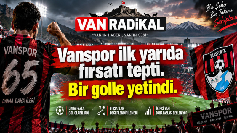 Vanspor İlk Yarıda Fırsatı Tepti  