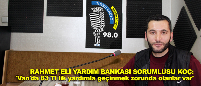 Van'da 63 tl geçinmek zorunda olan aileler var